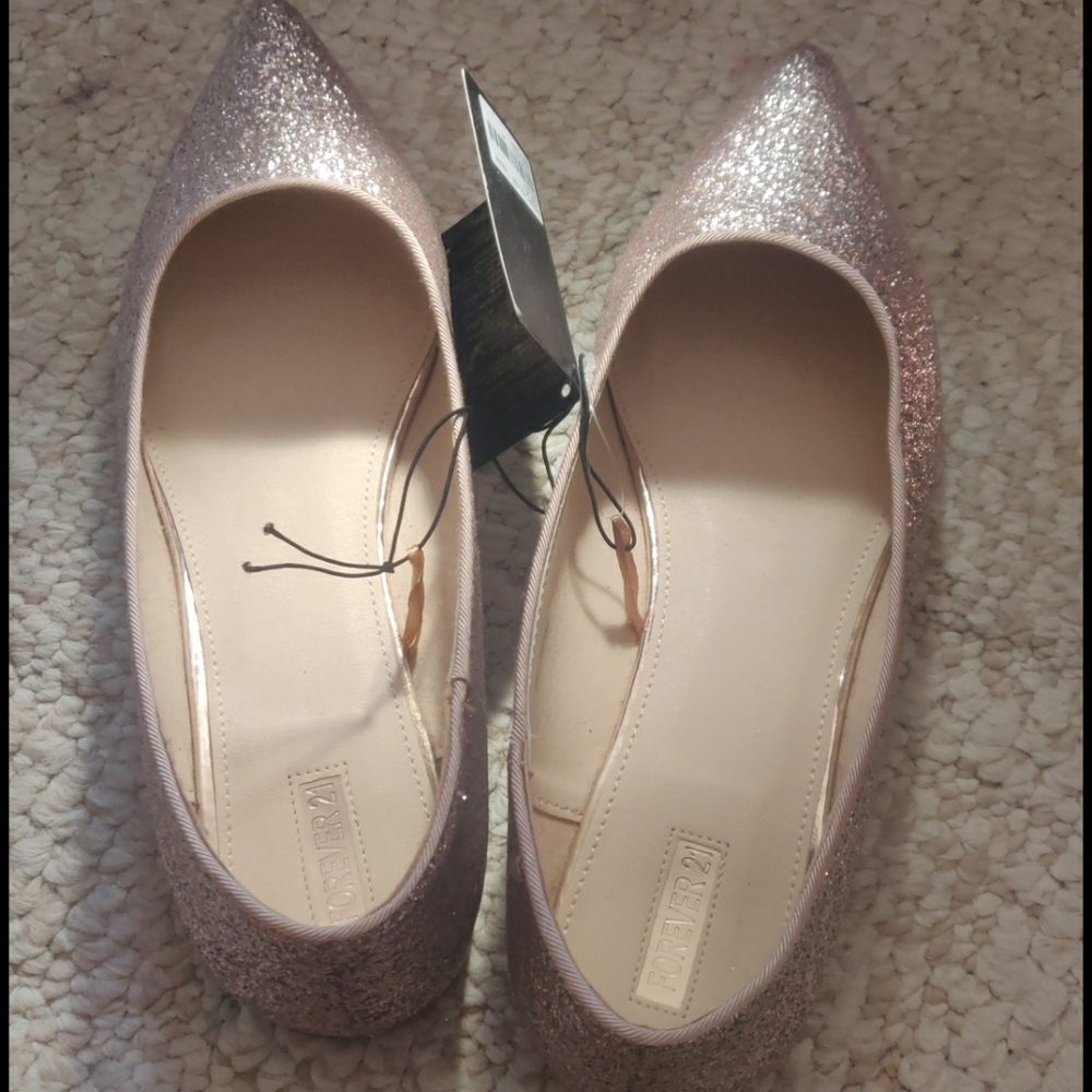 Subtle pink Flats